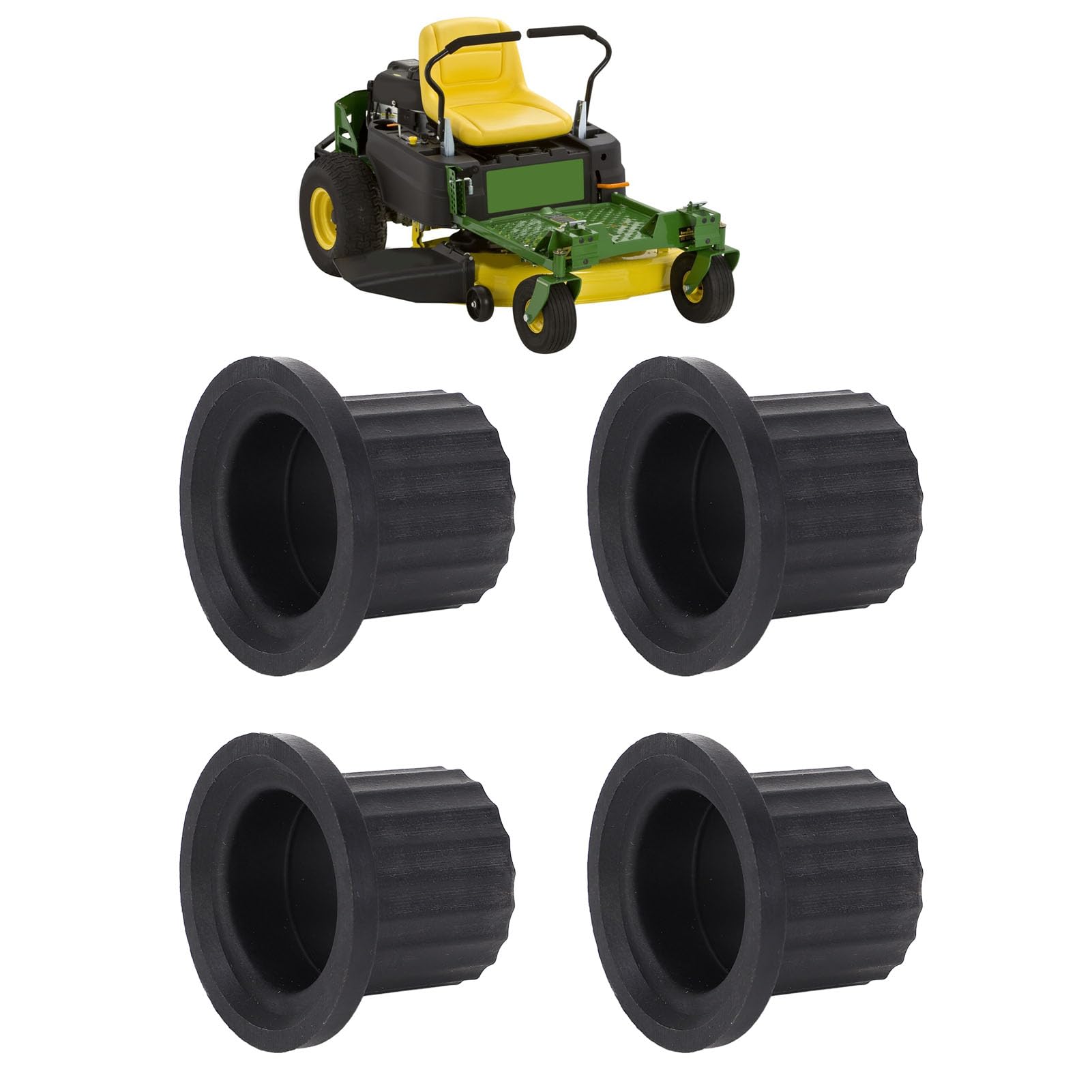 4 szt. Tuleja Wrzeciona Koła Kołnierzowego, Zestaw Tulei Jarzma M167267 o Solidnej Konstrukcji dla Z235 Z255 Z335E Z355E Z335M Z345M Z345R