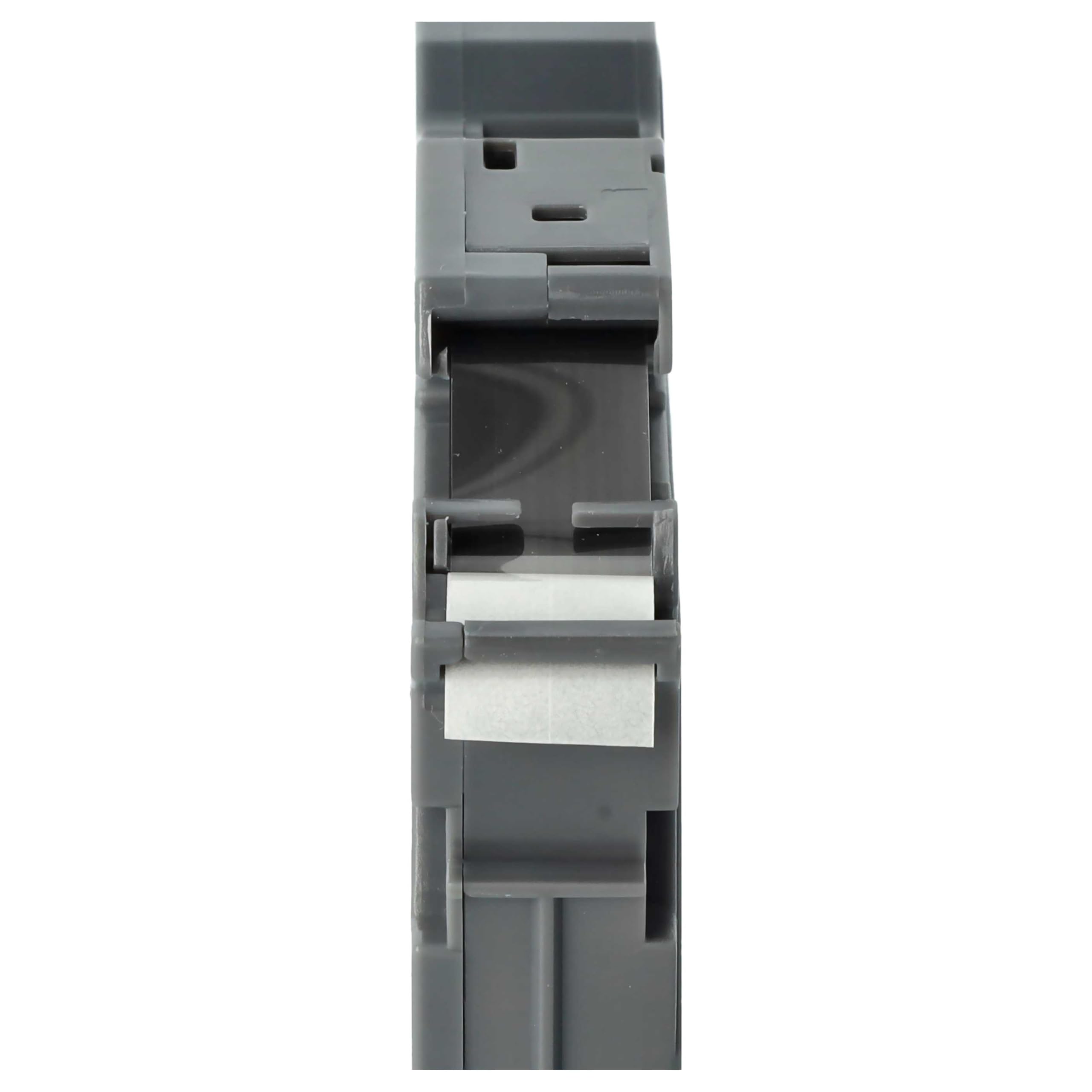 vhbw 5 x kaseta z taśmą do etykiet Brother GL H105, 100, 200, H100, 8 m x 12 mm, kolor czarny na przezroczystym