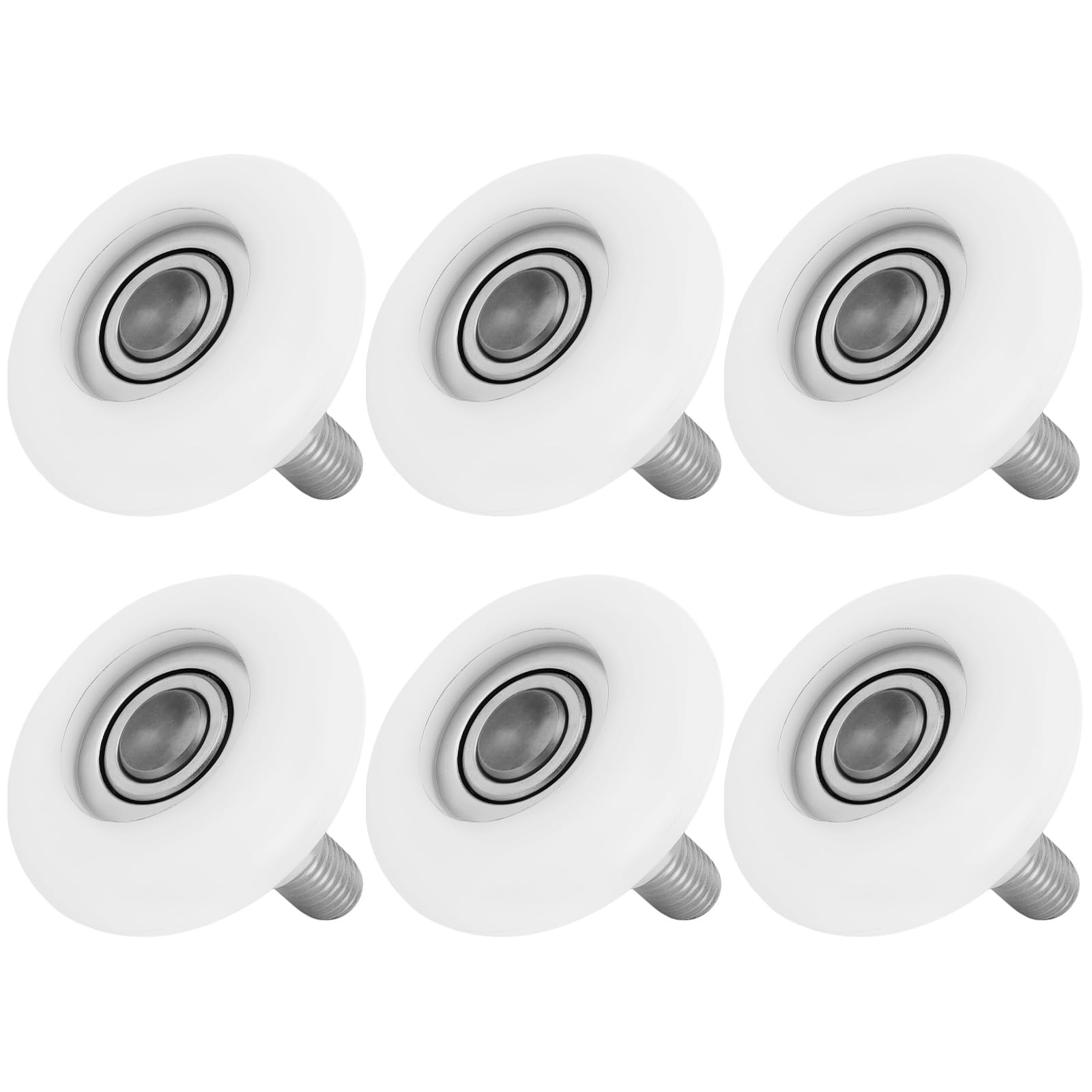 SG Store 6X Garage Ball Bearing Roller 46mmØ Thread M10 L43mm for Garage Door Industrial Door