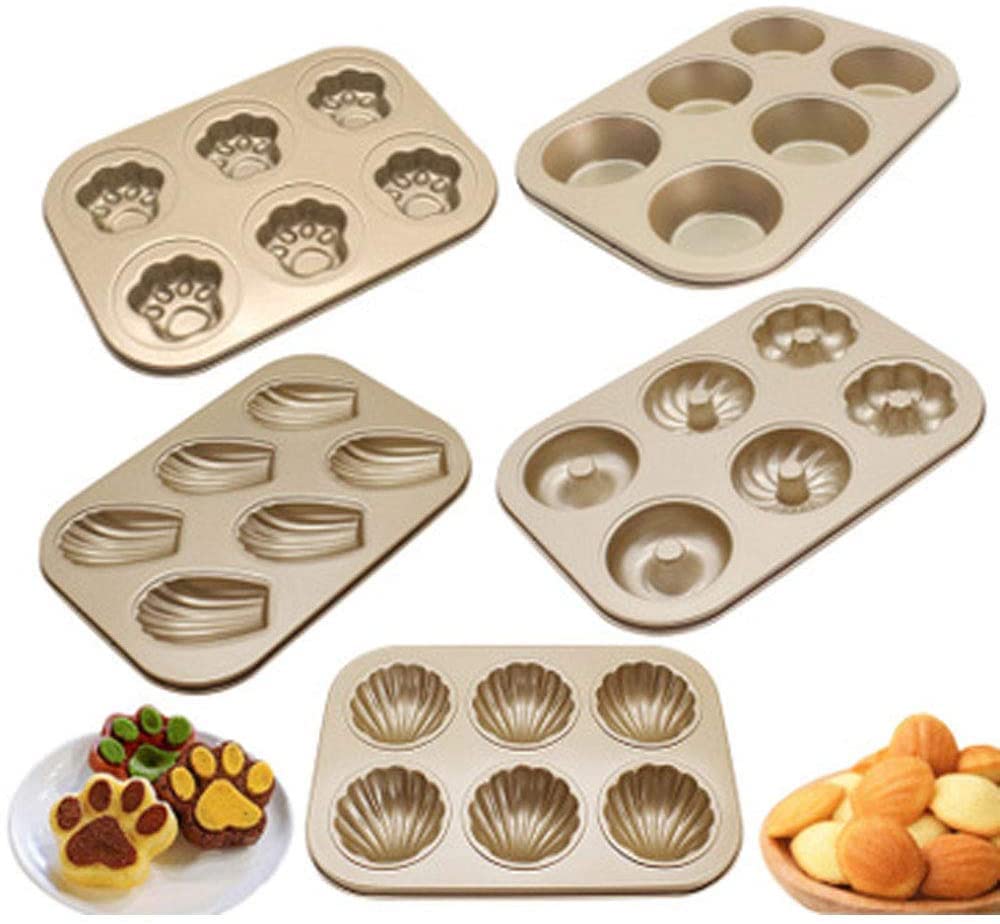Amazon | マドレーヌ 型 ホタテ 貝型 マフィン型 コキール ホタテ型 6