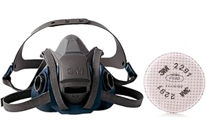 3M 6501QL Small Reusable Respirator and 3M 2291 P100 Filter Set