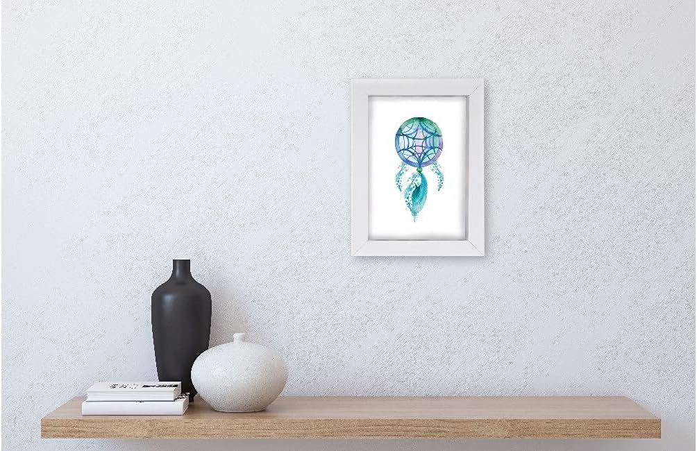 Homemania Wall Art Graffiti Dreamcatcher Decoration Wall Art for Living Room Multicolor Polyester MDF 30 x 3.4 x 40 cm