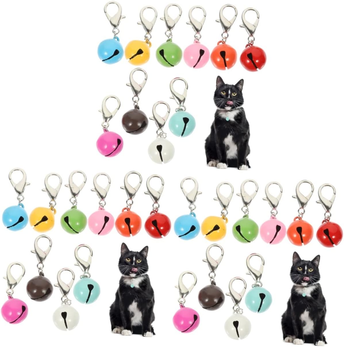 20 pcs Craft Cats Crafted Kitten Supplies Small for Decorative Charm and Pet Colorful Decor Pets