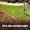 WORX Nitro Cordless Leaf Blower, Electric Blower with 620 CFM & 165 MPH, Blowers for Lawn Care with Brushless Motor & 3 Speed Control, 2 4.0 Ah Batteries & Charger Included, WG585