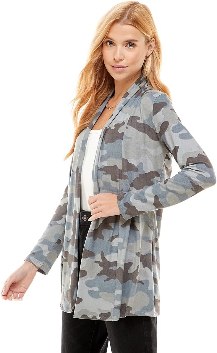 Women's Casual Lightweight Open Front Cardigans with Pockets and Formal Thin Kimono Duster Sweater Cardigan - Image 2