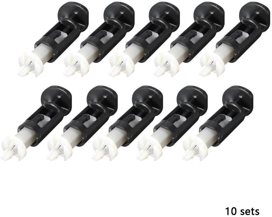 Banana Heaven Durable 10Pcs Mounting Plastic Mounting Clip Pins for Intel Socket 775 CPU Cooling Fan Coolers