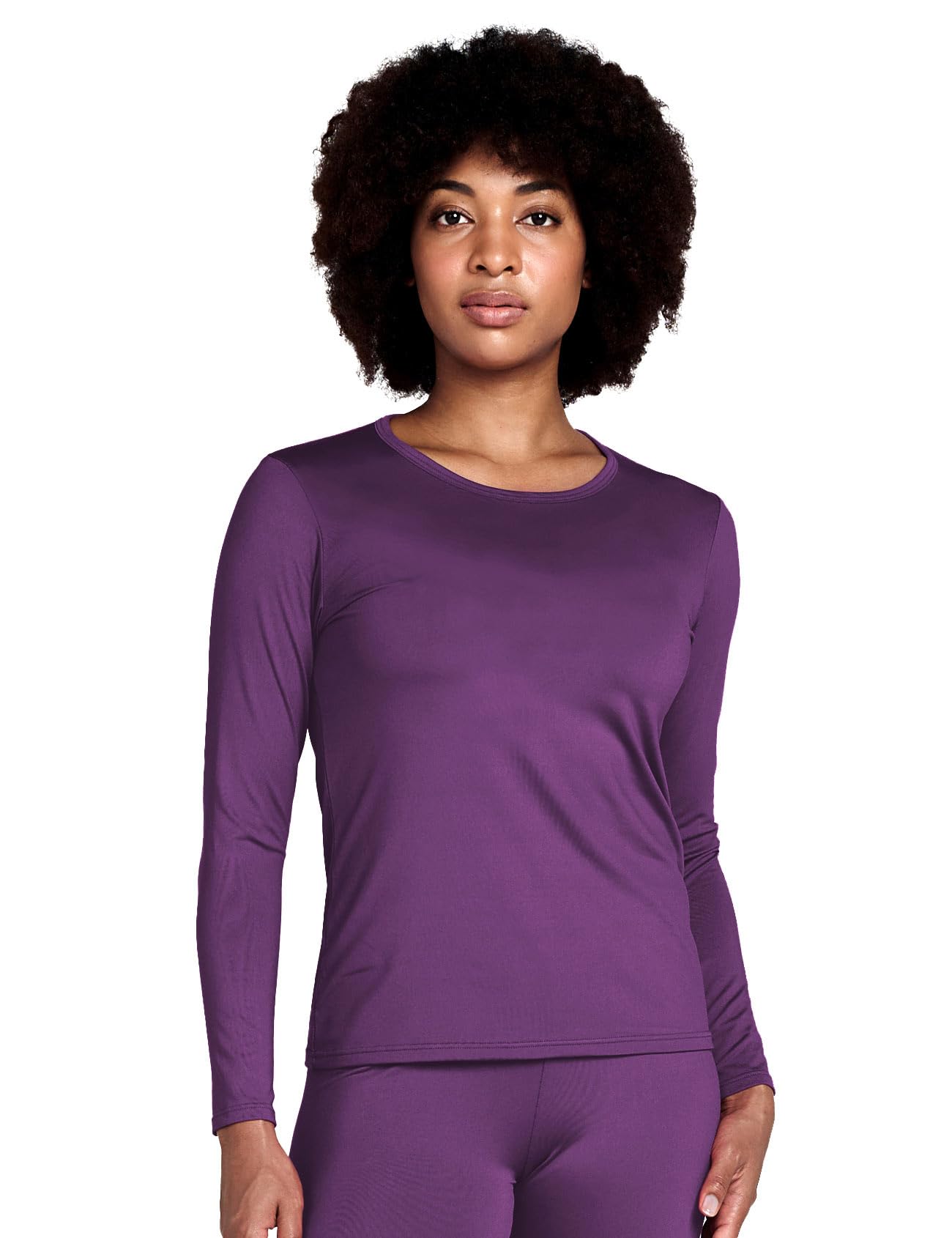 LAPASA Pacco da 2 o 1 Maglia Termica Donna Manica Lunga Fodera in Micro Pile - Pigiama Abbigliamento Intimo Canottiera Calda Elegante Elastica Traspirante Sportiva L15/L39/L42