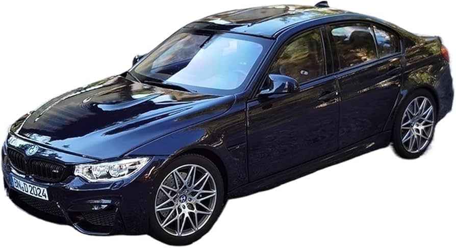 BMW M3（F80）ミニカー 1/18 青 1/18 Norev 2015-2019 BMW M3 F80 (Yas Marina Blue) Diecast
