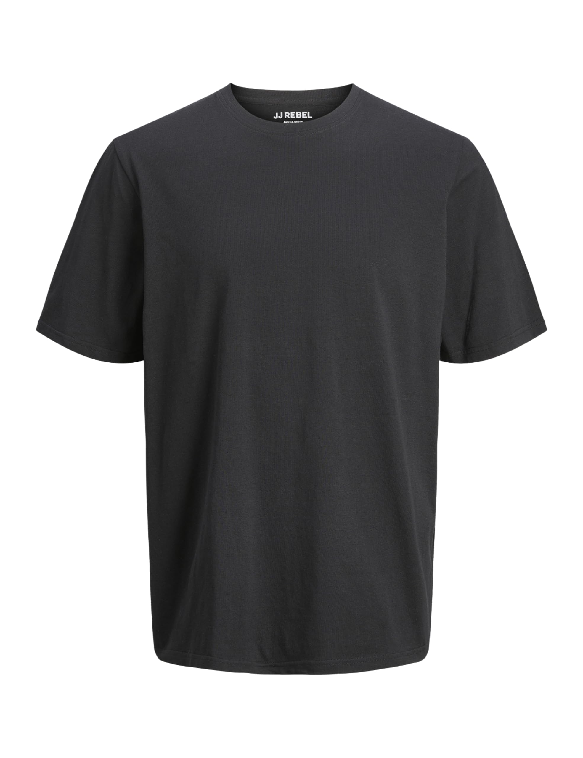 JJ Rebel Men's Jrebrocky Tee SS Crew Neck, Black, L