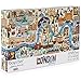 Jigsaw Puzzles 1000 Pieces for Adults - London Illustrated Theme 1000 Piece Puzzle - Adults and Kids Jigsaw Puzzle London Including King Charles III and Queen Elizabeth II - 100% Recycled by bopster