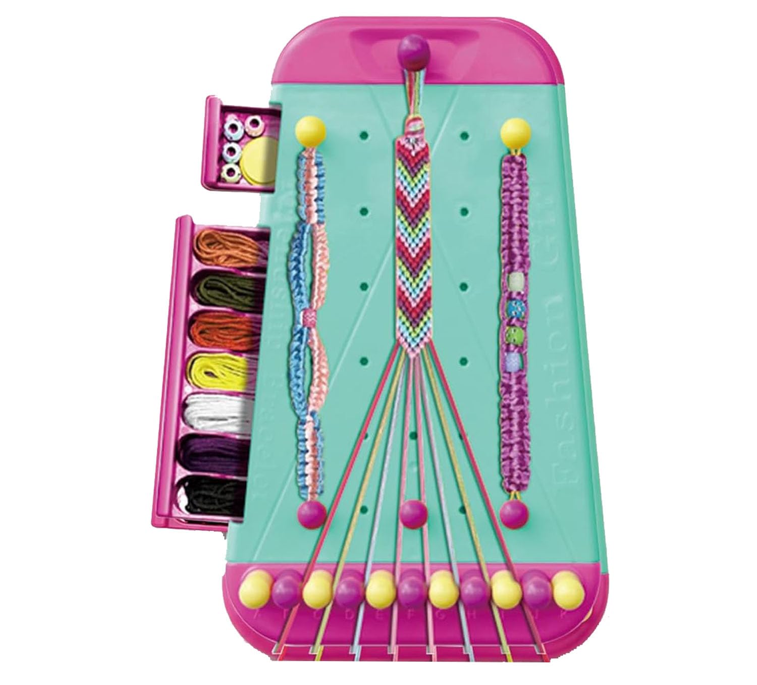 Aynvixt Kit de fabrication de bracelets d'amitié pour filles – Meilleure idée de cadeau d'anniversaire pour fille de 7, 8, 9, 10, 11 ans (vert menthe/rouge)