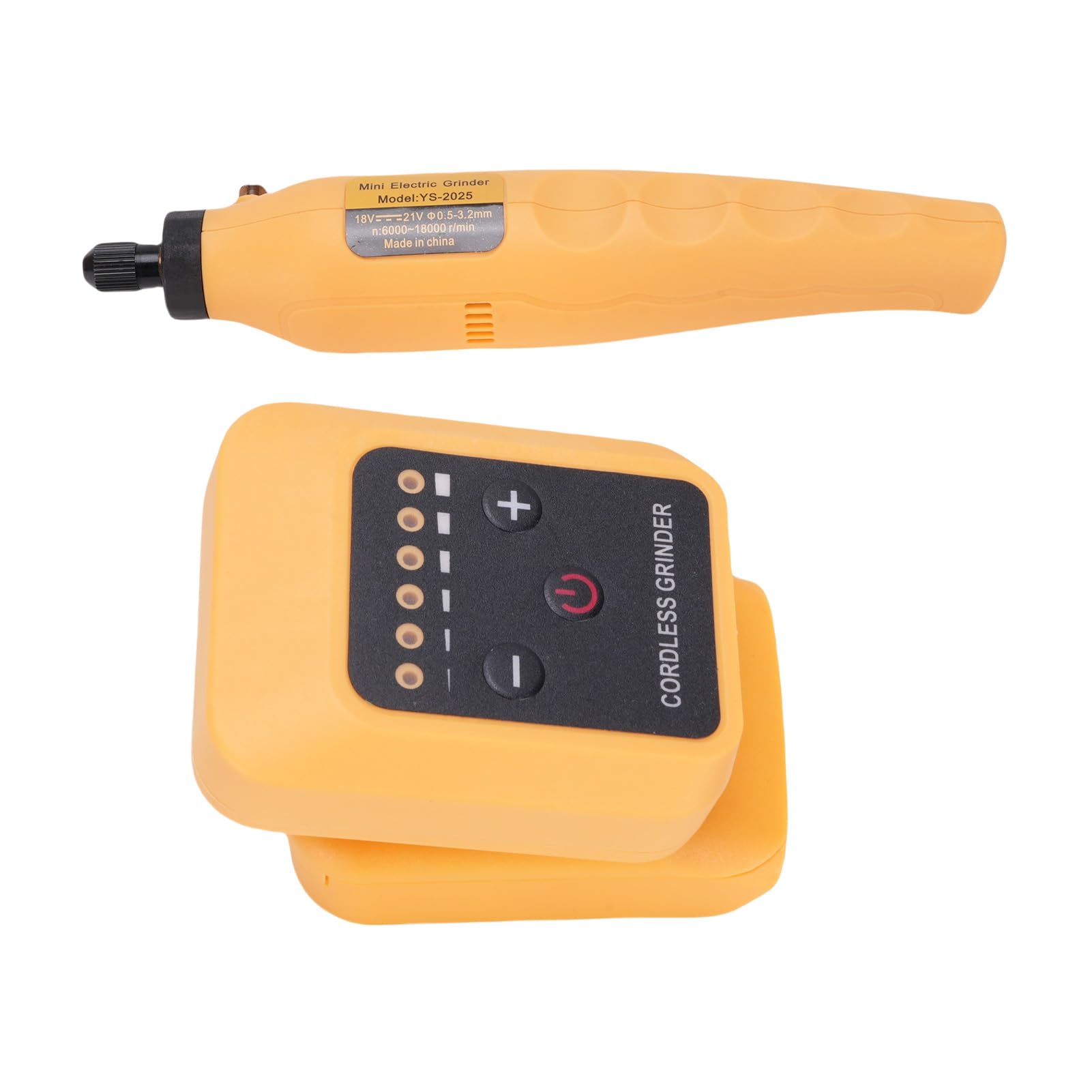 Smerigliatrice Elettrica Power Grinder ABS 6 velocità Regolabile da 6000 a 18000 Giri/min per Incisione Lucidatura Intaglio Foratura Casa Fai da Te Artigianato e Lavori di Manutenzione