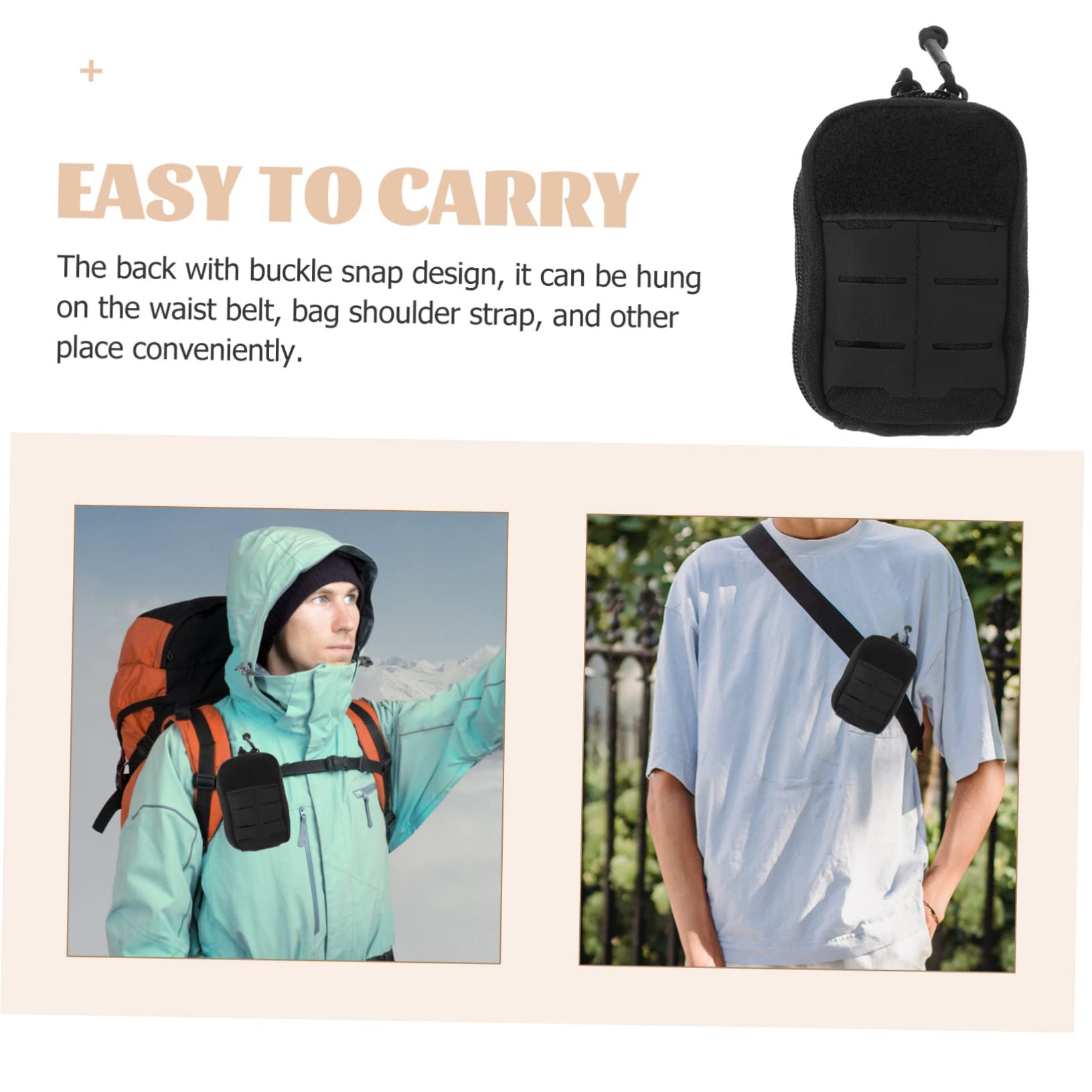 BESPORTBLE 3pezzi Pouch Di Pronto Soccorso Multifunzionale Con Tasche Multiple Per Escursionismo Borsa Medica Da Viaggio Resistente Per Attività All Aperto e Uso Quotidiano
