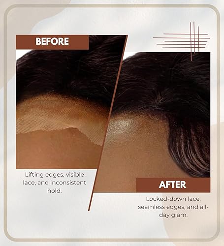 Miniatura 5 de EBIN NEW YORK Spray de fusión para pelucas de encaje, adhesivo impermeable Wonder Bond, paquete supremo con fusión de encaje y spray adhesivo para