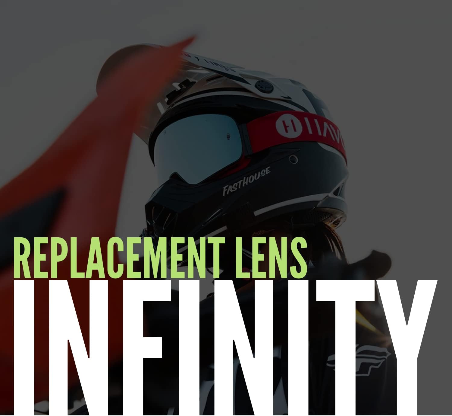 Havoc Racing Infinity Lenses - Interchangeable Magnetic Replacement Lenses for Havoc Goggles - Anti-Fog, Anti-UV, Anti-Scratch Wide Goggle Lens for Skiing, Snowboarding, ATVs, and UTVs (Blue) : Automotive