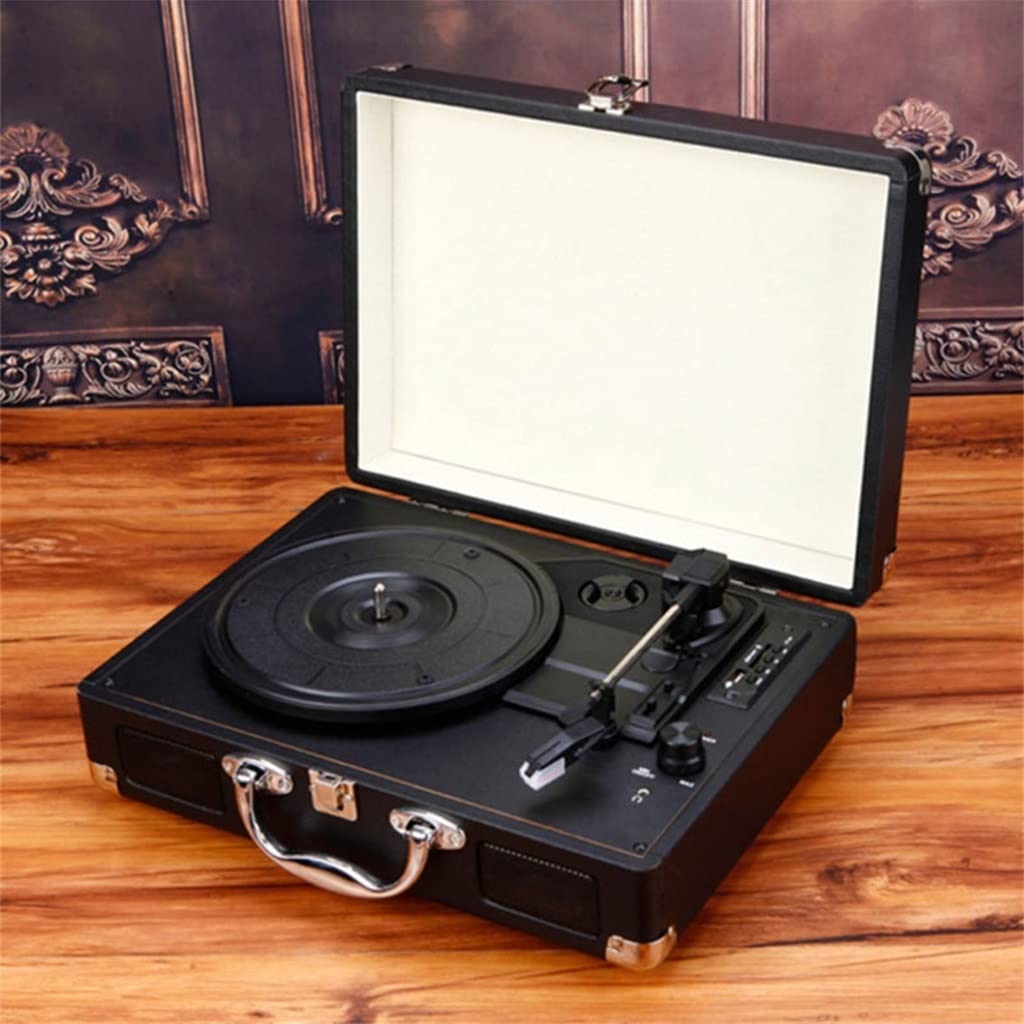 Gramofon automatyczny gramofon z powrotem ramienia Gramofon Akcesoria do gramofonów Części do płyt winylowych (kolor: czarny, rozmiar: 28 * 22 * 7 cm) (czarny 28 * 22 * 7 cm)