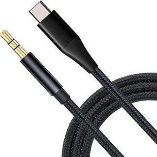 Aux Cable for Galaxy A73 5G/A53 5G/A33 5G/A13 5G/A03s - USB-C to 3.5mm Audio Cord Car Stereo Aux-in Adapter Y4P Compatible with Samsung Galaxy A73 5G/A53 5G/A33 5G/A13 5G/A03s