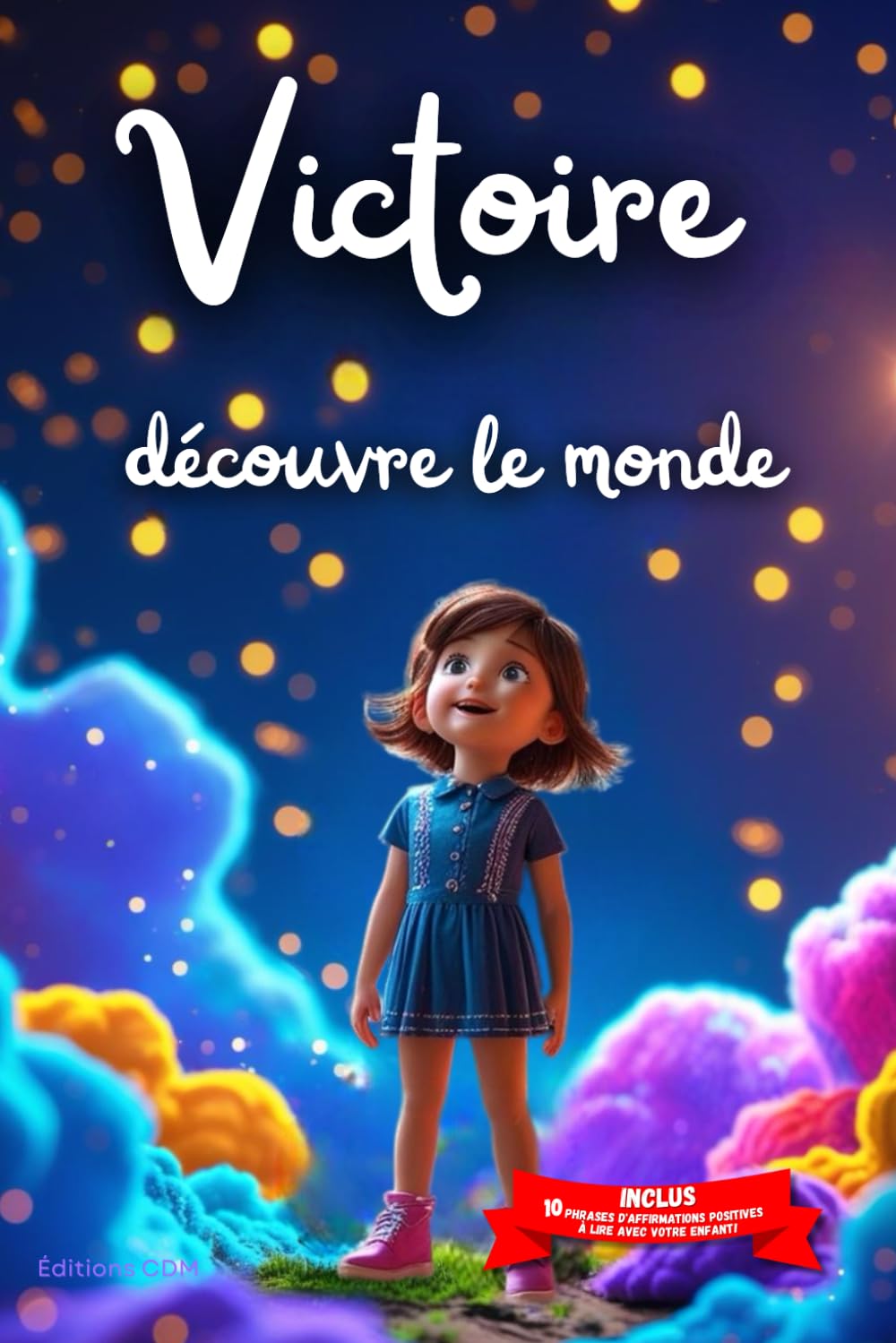 Victoire découvre le monde: Livre personnalisé prénom, mini-histoires magiques, aventures, confiance en soi, leçons de vie, affirmations positives, ... famille, endormissement paisible : Victoire