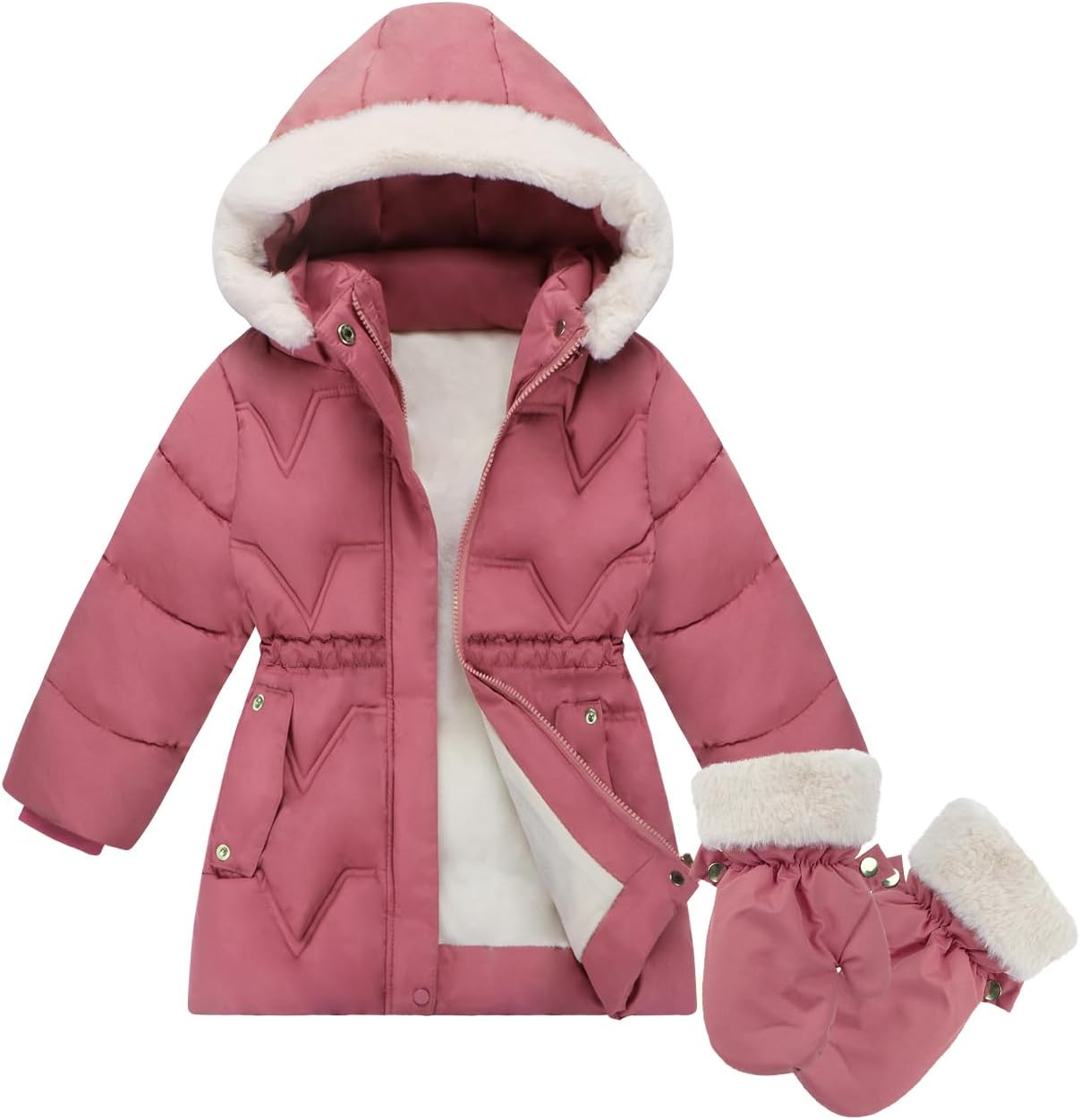 Kids Winter Snow Coat For Girl Clothes Puffer Jacket Padded Outfit Child Outwear Kids Winter Snow Coat For Girl Clothes Puffer Jacket Padded Outfit Child Outwear