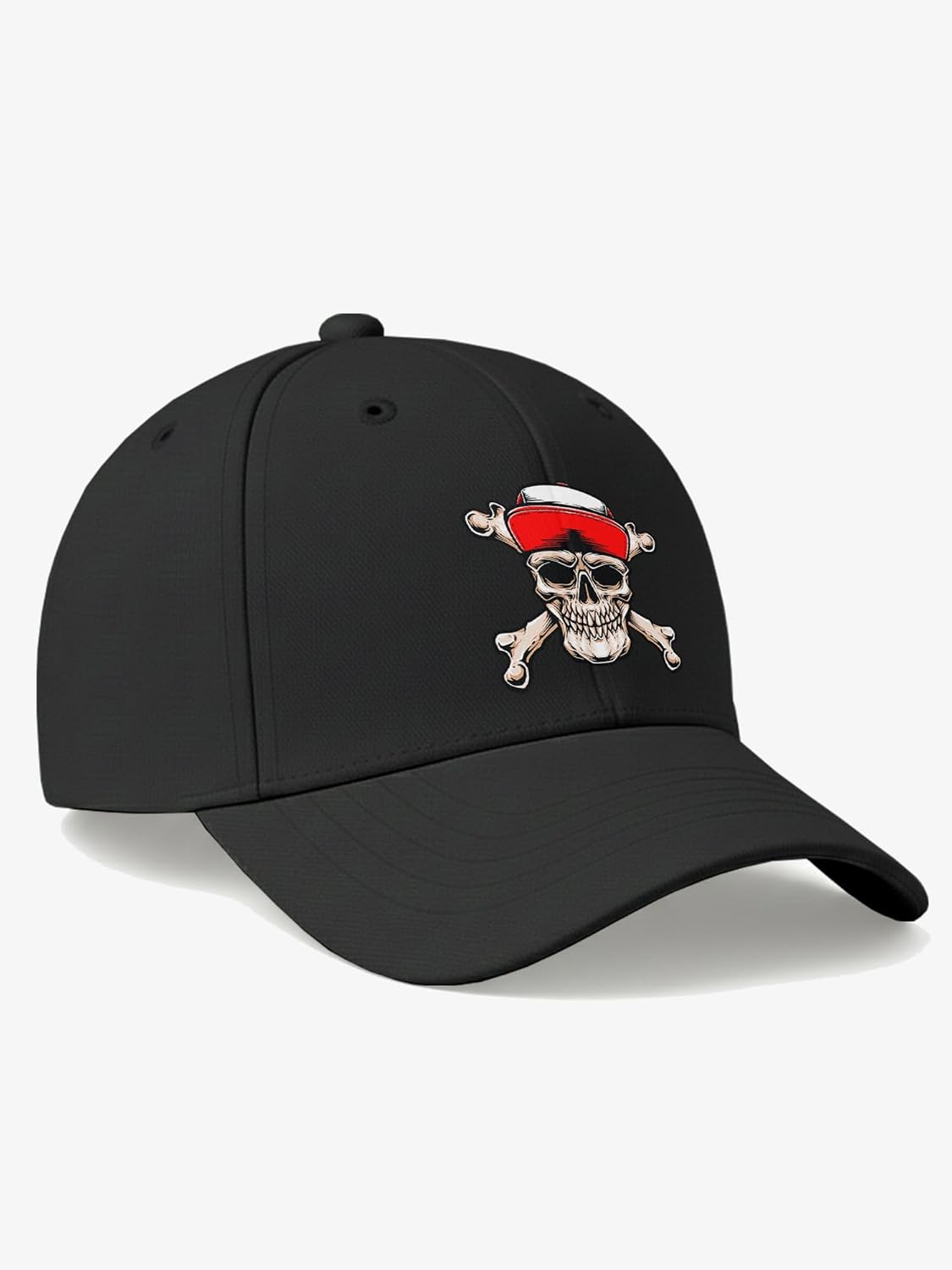 Unisex Skull Printed Baseball Cap for Men & Women | Skull & Crossbones Graphic Cap | Adjustable Strap Casual Outdoor Sports Travel Free Size Cap offers donot miss 3 Unisex Skull Printed Baseball Cap for Men & Women | Skull & Crossbones Graphic Cap | Adjustable Strap Casual Outdoor Sports Travel Free Size Cap offers donot miss