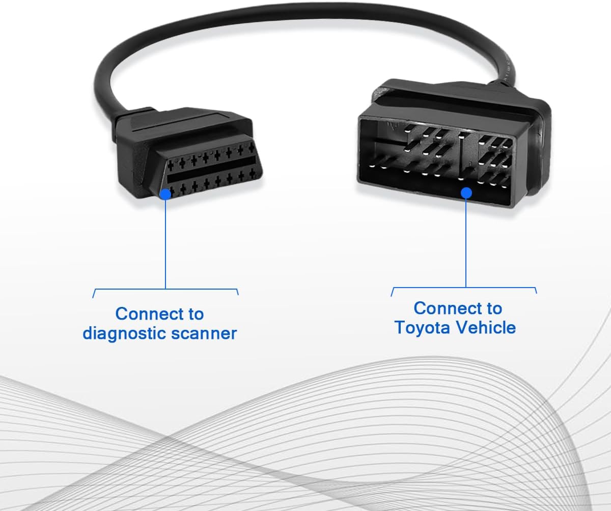 Connection Diagram for OBD2 Adapter Cable