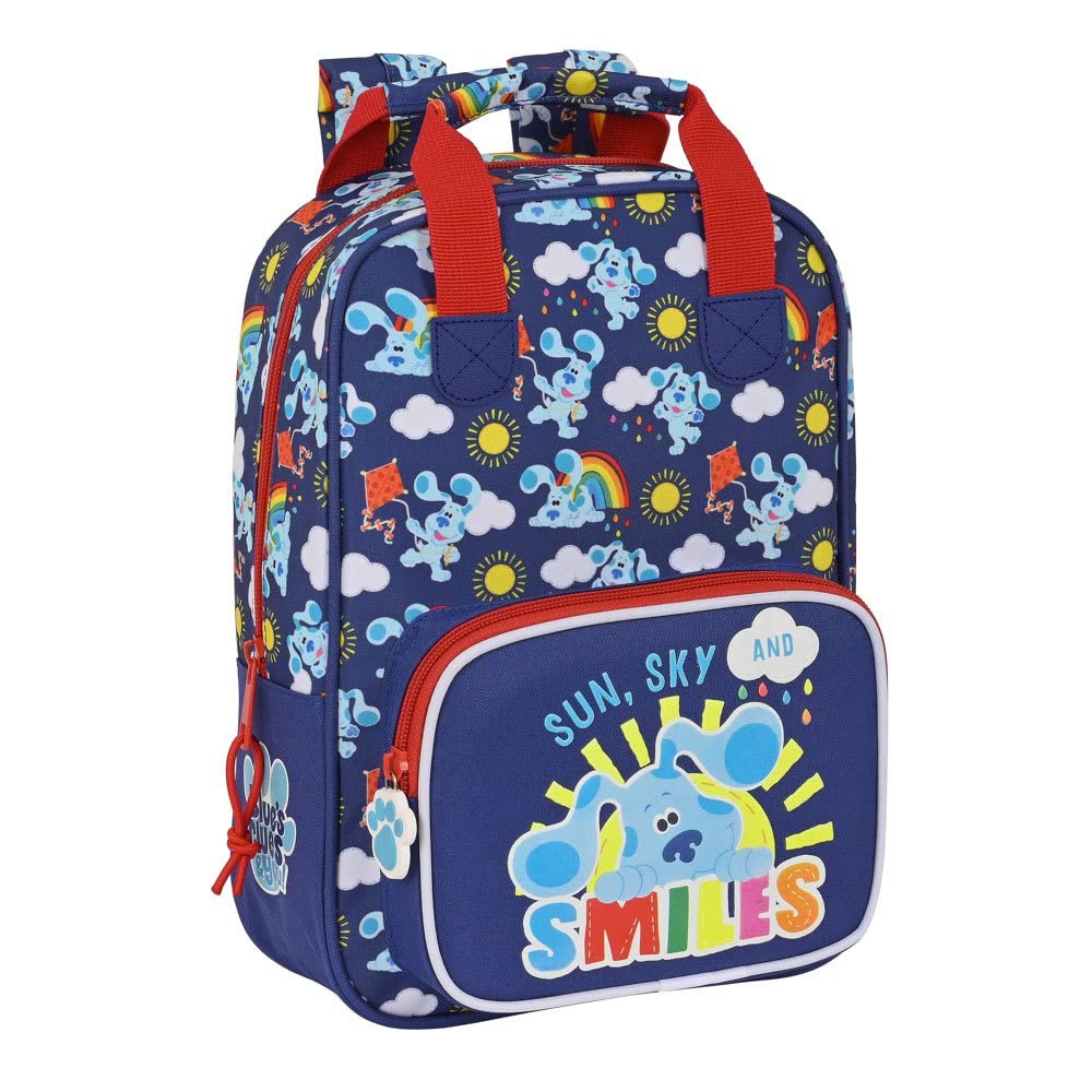 SAFTA Unisex Kid's Article Backpack with Handles Blues Clues, Multicoloured, M