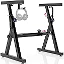 Liquid Stands Piano Keyboard Stand - Z Style Adjustable and Portable Heavy Duty Music Stand for Kids and Adults -Fits 54-88 Key Electric Pianos - Sturdy Musical Keyboard Stand (Black)