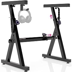 Liquid Stands Piano Keyboard Stand - Z Style Adjustable and Portable Heavy Duty Music Stand for Kids and