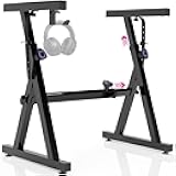Liquid Stands Piano Keyboard Stand - Z Style Adjustable and Portable Heavy Duty Music Stand for Kids and Adults -Fits 54-88 Key Electric Pianos - Sturdy Musical Keyboard Stand (Black)