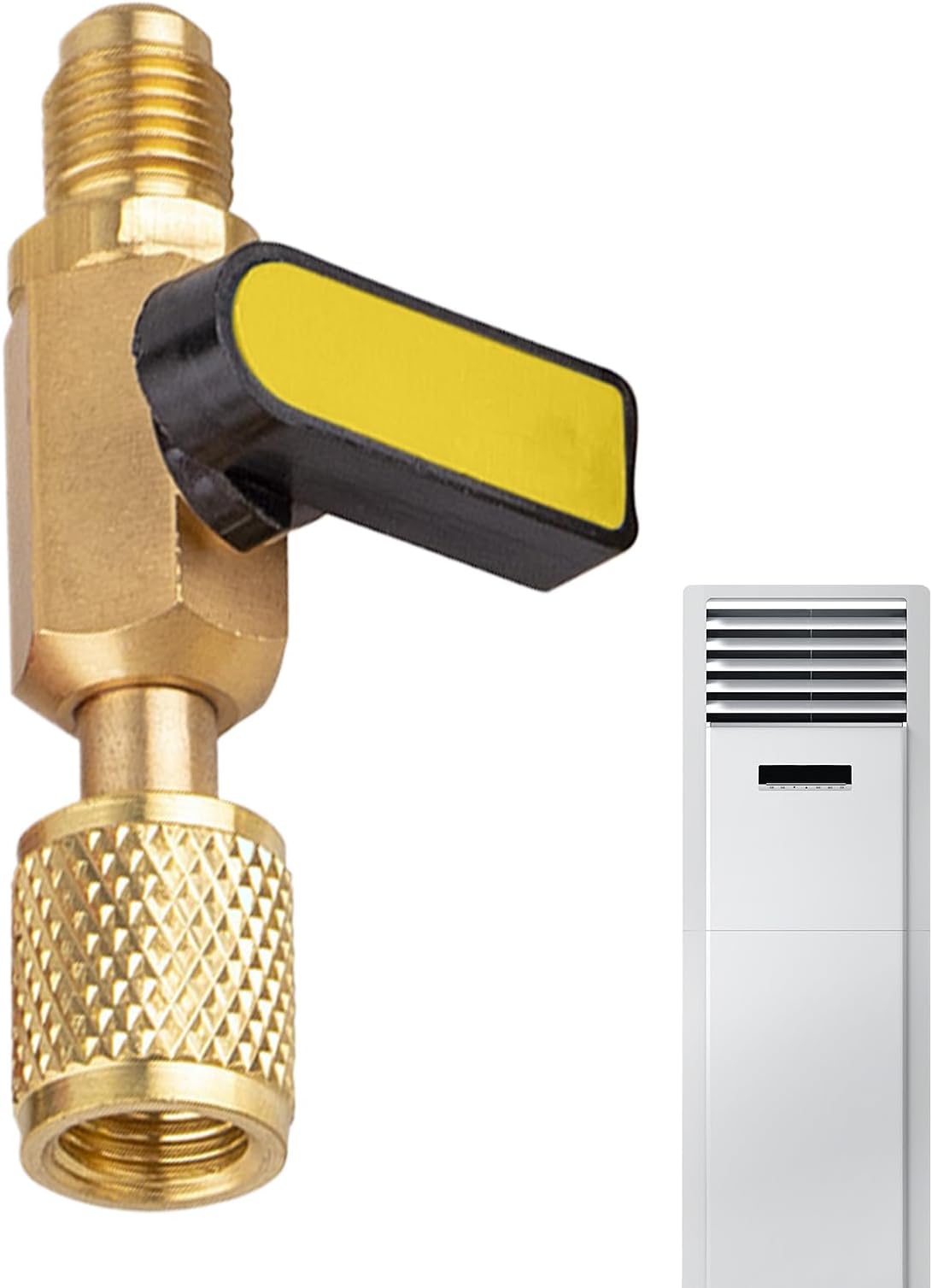 Proof Air Conditioning Adapter - AC Refrigerant Connector, Durable HVAC Service, Precision Cooling System Adapter, Refrigerant Tool Air Conditioner, Maintenance Accessory for Home Apartment Hotel