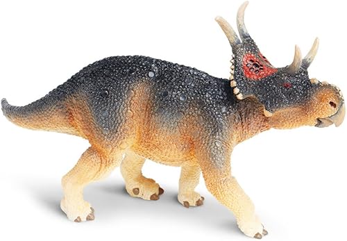 Safari Ltd. Diabloceratops - Figura detallada de dinosaurio de 5.75 pulgadas, juguete educativo para niños, niñas y niños a partir de 3 años