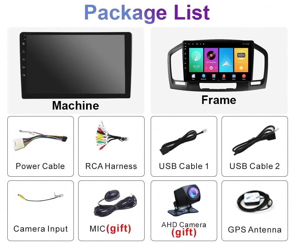 Touchscreen Auto Radio per Opel Insignia 1 2009-2013 Wireless Carplay Android Auto Stereo Bluetooth Ips con Pantalla Táctil con Gps Navigatore/Swc/Mirror, 8 Nucleo 6G+128G