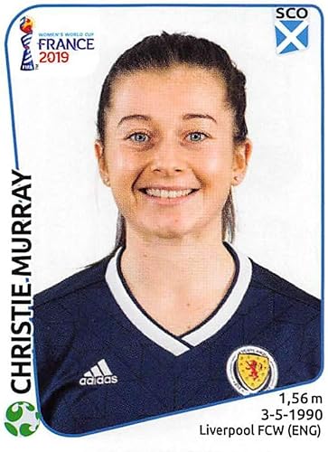2019 Panini FIFA Women's World Cup France Album Stickers (Individual Sticker Only) Soccer #287 Christie Murray Scotland 2 Inch by 2 12 Inch