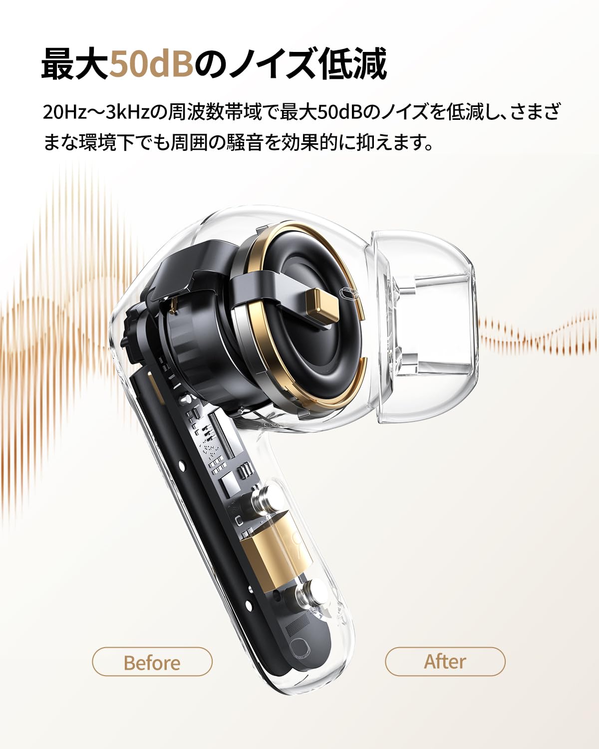 Amazon.co.jp: QCY MeloBuds N20 ワイヤレスイヤホン 50dBノイズ