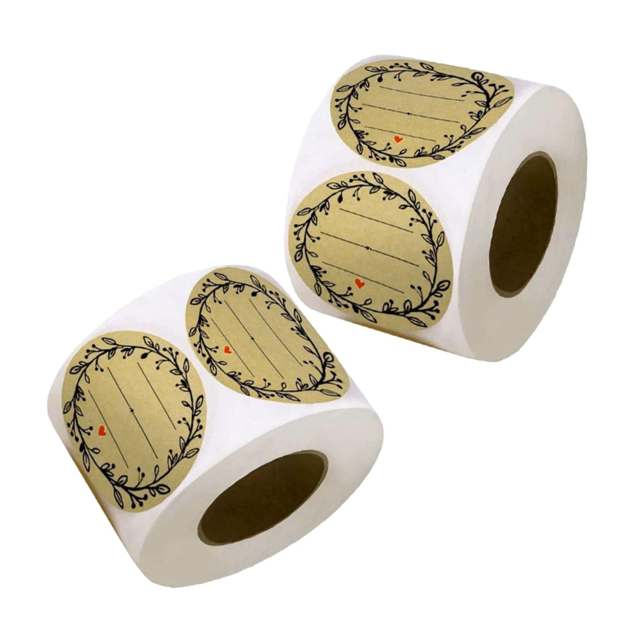 DOITOOL 4 Set Adesivi Sigillanti Rotondi Adesivi Decorativi Per Confezioni Etichette Per Dolci E Regali Facile Applicazione E Rimozione Residui Design Per Barattoli E Sacchetti 2 * 4