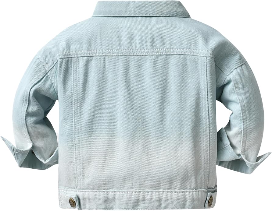 Image of Cromoncent Toddler Denim Jacket for Boys Girls