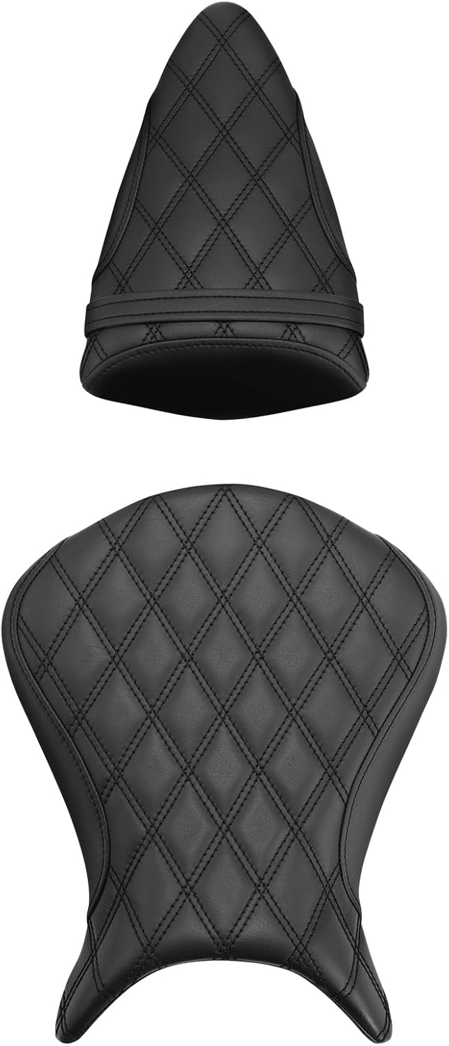 TCT-MOTORPARTS Front + Rear Driver & Passenger Seats Fits for Kawasaki Ninja ZX6R 2007-2008