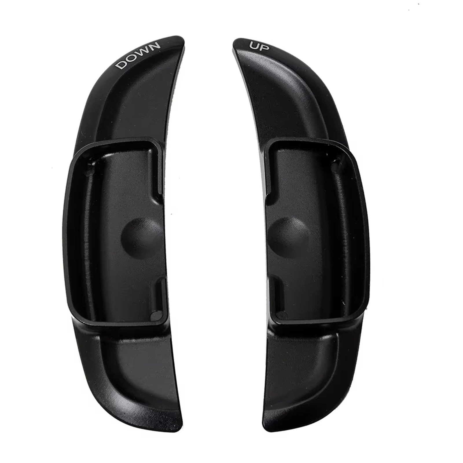 Bwwiezrs Black Compatible With Benz For Cla Class C117 X156 2014 2015 For Cls Class W218 2011-2015 Car Steering Wheel Paddle Shift Extension Shifters Shift Paddle Shift Paddles(Black)