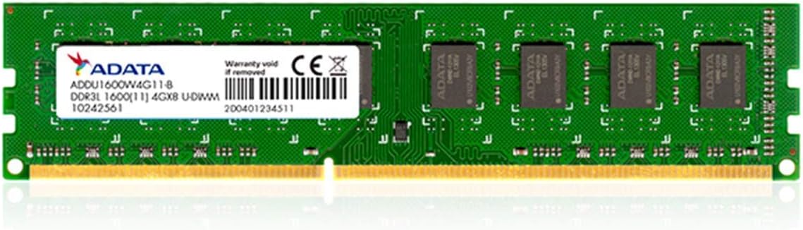 A-Data Premier 8GB RAM DDR3 1600Mhz 240 Pin Memory Module for Desktop (AD3U1600W8G11-R)