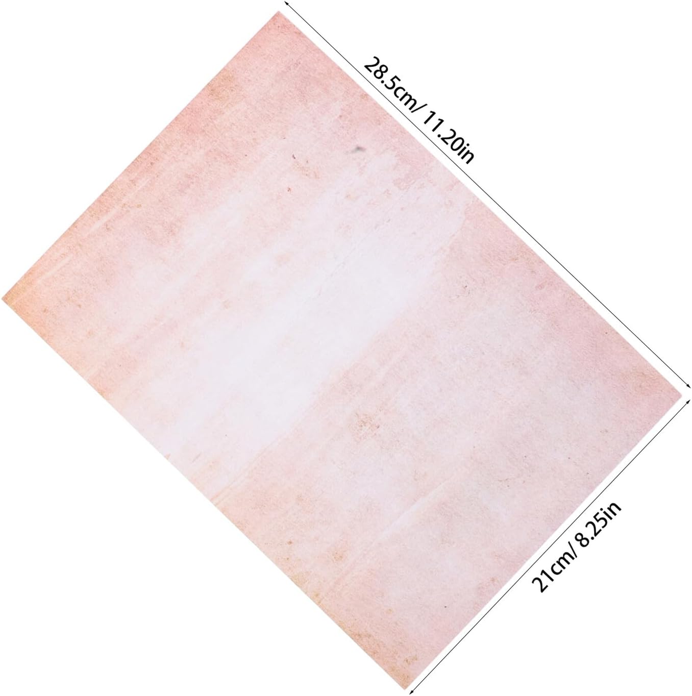 Vintage Double-sided Stationery Paper Set 100 Sheets A4 Scrapbook Journaling Supplies with Decorative Border for Crafting Calligraphy and DIY Letter Writing