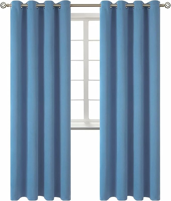 BGment Thermal Insulated Room Darkening Curtains 2 Panels 52 x 84 Inch