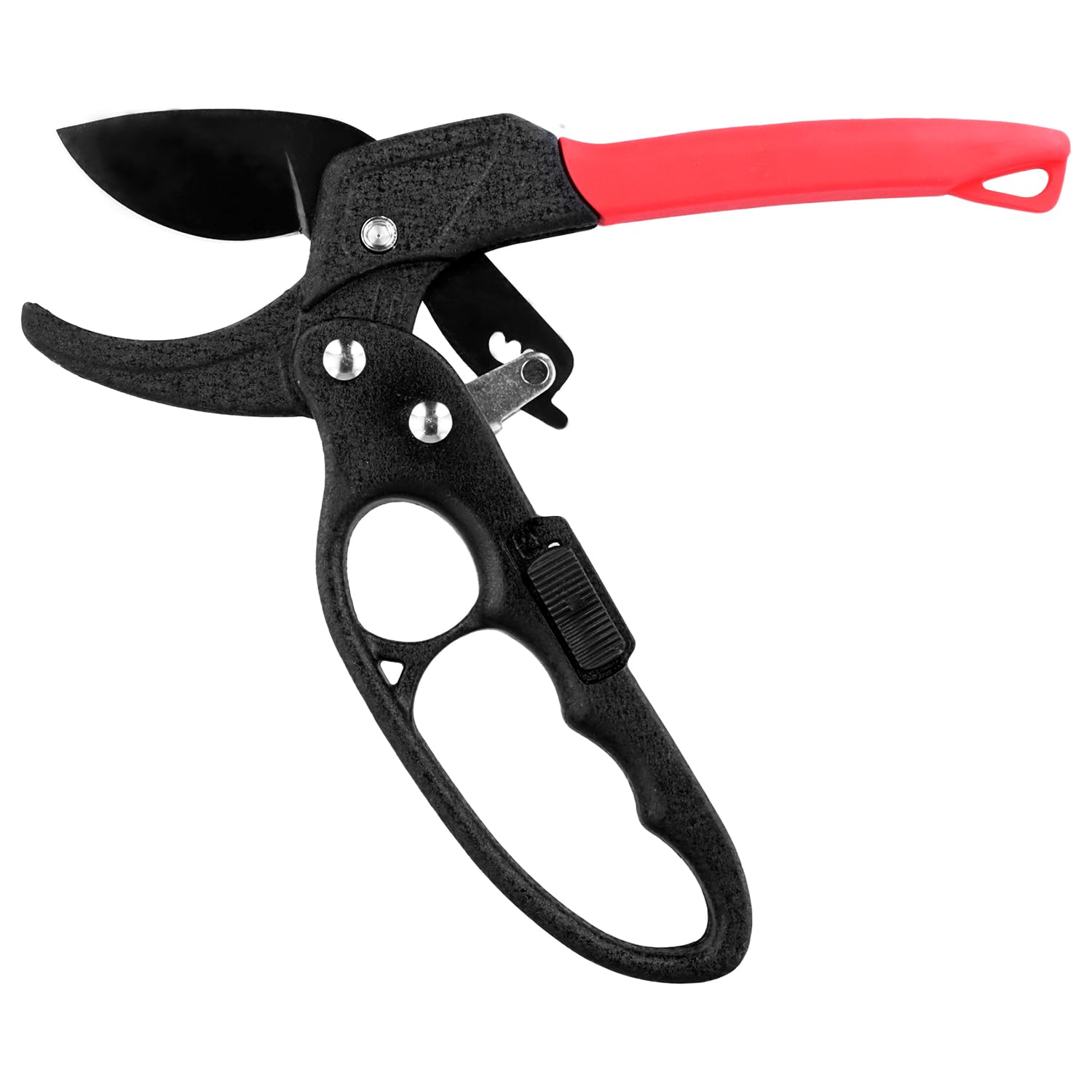 QWORK® Garden Pruning Shears, Garden Shears Made of Alloy Steel, Secateurs with Non-Slip Handle, Vine Shears, for Light Branches, Shrubs, Hedges