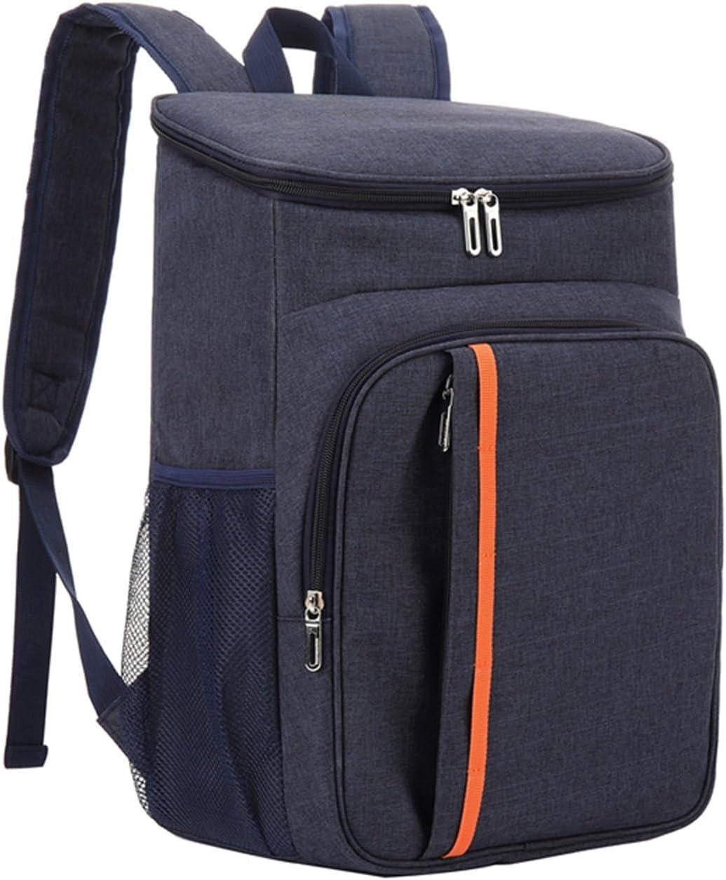18L Large Capacity Leak Lunch Backpack Thermal Large Picnic Cool Warm Insulated Bag Outdoor Storage Shoulder Bag(Black)