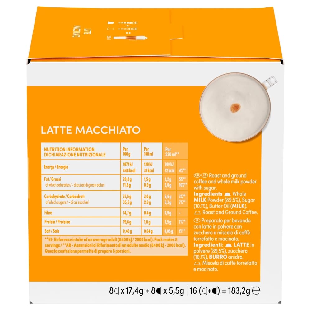 NESCAFÉ Dolce Gusto Latte Macchiato 48 kapsułek do kawy 3-warstwowa