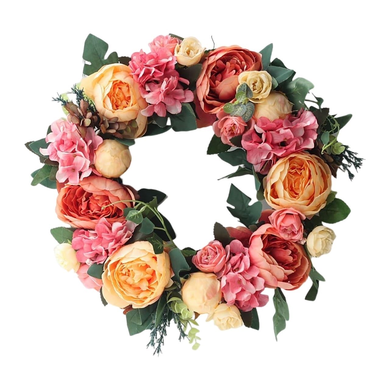 Artificiale Ghirlanda Ghirlanda di fiori ad arco di peonia artificiale Ghirlanda floreale for la decorazione di nozze del festival Decorazione da parete fatta a mano primavera estate autunno parete (