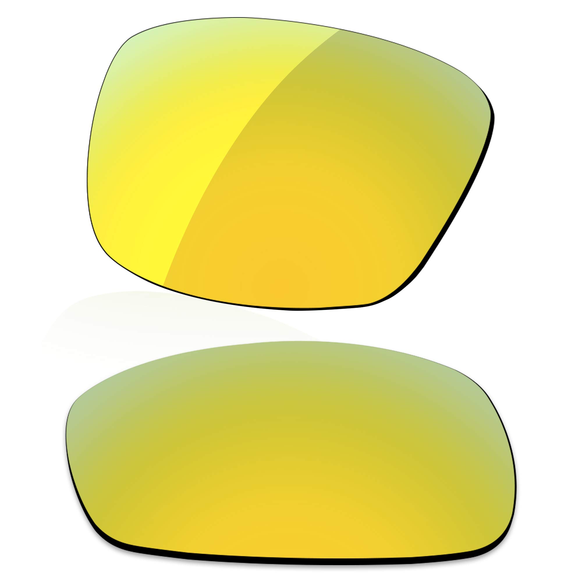 LenzReborn Polarized Lens Replacement for Oakley Crosshair 2.0 OO4044 Sunglass - Golded Yellow - Polarized Mirrored