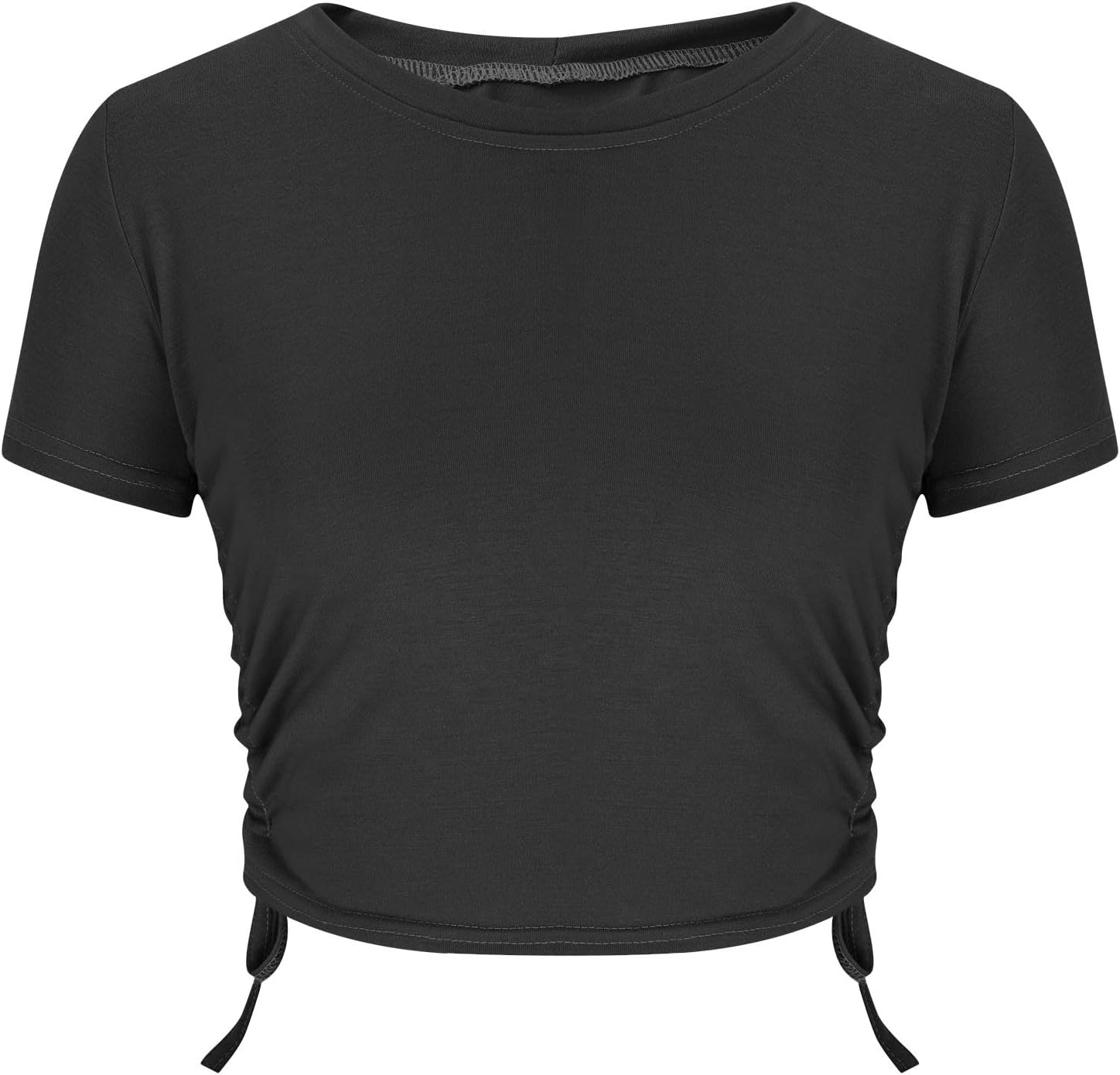 Women Basic Tee Crewneck Short Sleeve T Shirts Casual Slim Fit Summer Workout Athletic Tops Going Out Y2k Outfits