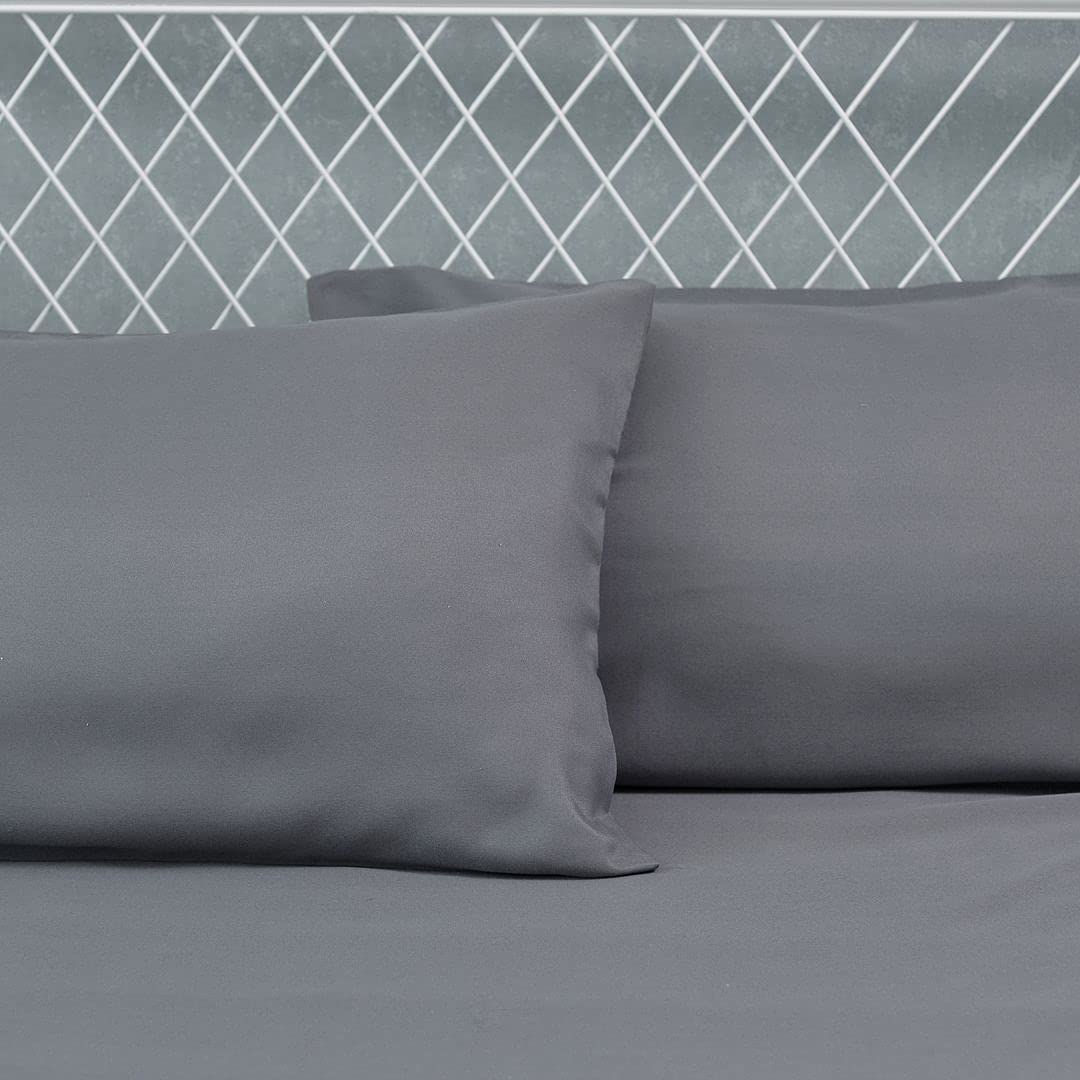 John Aird Silver Microfibre Pair Of Pillowcases (Pair Of Pillowcases, )