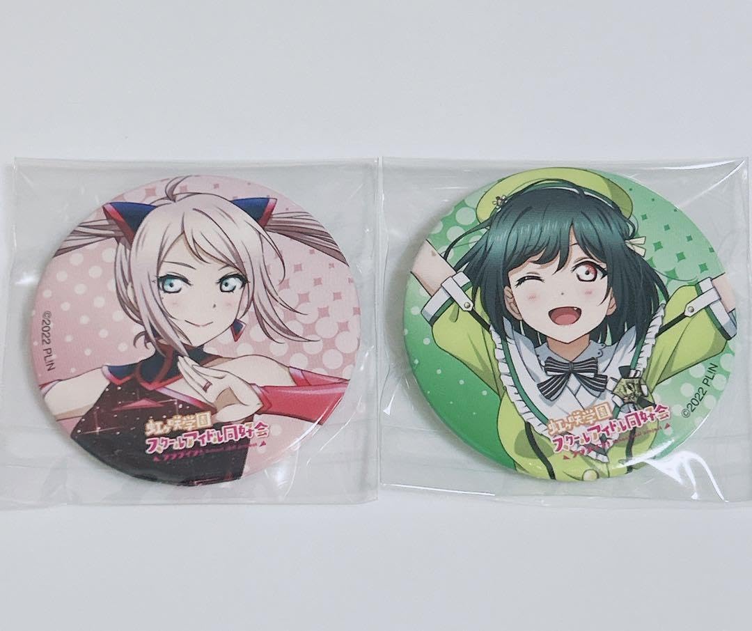 c101 虹ヶ咲学園 KADOKAWA 三船 栞子 缶バッジ 70個 コミケ c101 虹