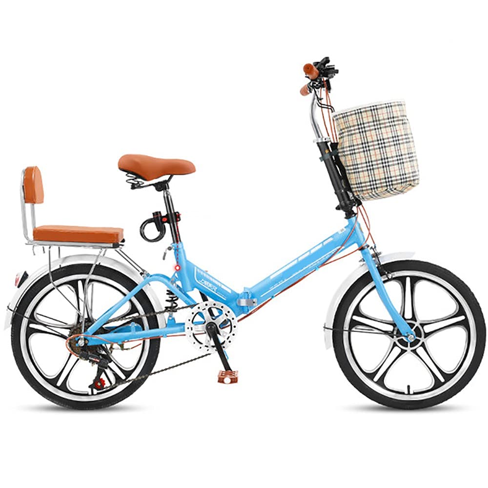 20 Faltrad, Ultraleichtes Und Tragbares Kleines 6-Gang-Klapprad Für  Erwachsene Und Frauen Mit Kindersitz Maximale Belastbarkeit 150 Kg Freie  Installation : Amazon.de: Sport & Freizeit